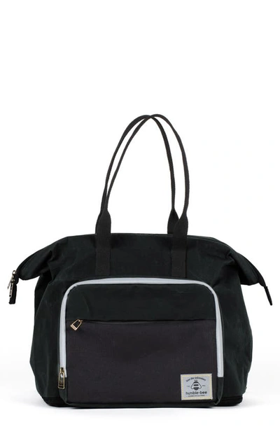 Shop Humble-bee Boundless Charm Convertible Diaper Bag In Onyx