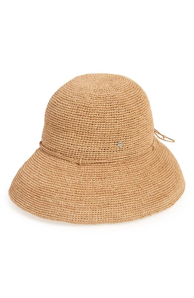 Shop Helen Kaminski Provence 10 Packable Raffia Hat In Nougat