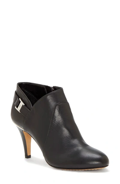 Shop Vince Camuto Vereena Bootie In Black Leather