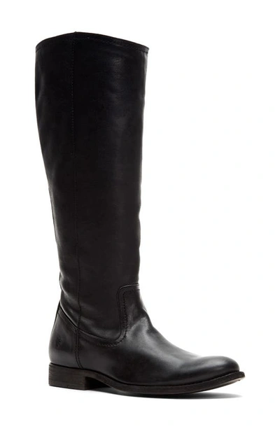 Shop Frye Melissa Knee High Boot In Black Leather