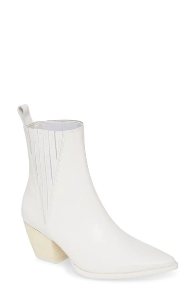 Shop Matisse Elevation Bootie In White Leather