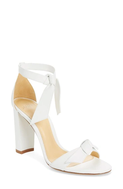 Shop Alexandre Birman Clarita Block Heel Sandal In White