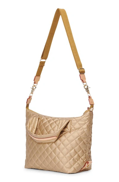 Shop Mz Wallace Small Sutton Bag In Gold