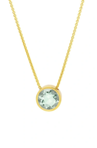 Dean Davidson Signature Knockout Pendant In Green Amethyst/gold