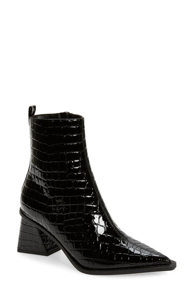 Shop Topshop Bronx Pointy Toe Bootie In Black