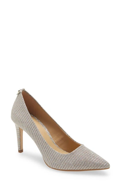 Shop Michael Michael Kors Dorothy Flex Pump In White Rainbow Glitter