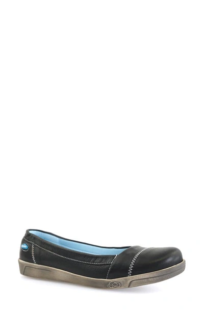 Shop Cloud Acacia Ballerina Flat In Black