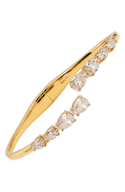 Shop Nadri Colette Hinge Bracelet In Gold