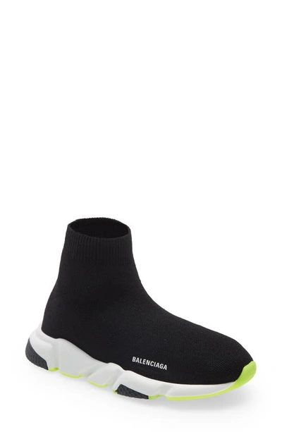 Shop Balenciaga Kids' Speed Sock Sneaker In Black