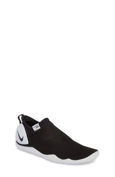 Shop Nike Aquasock 360 Water Friendly Slip-on In Black/ Black/ White