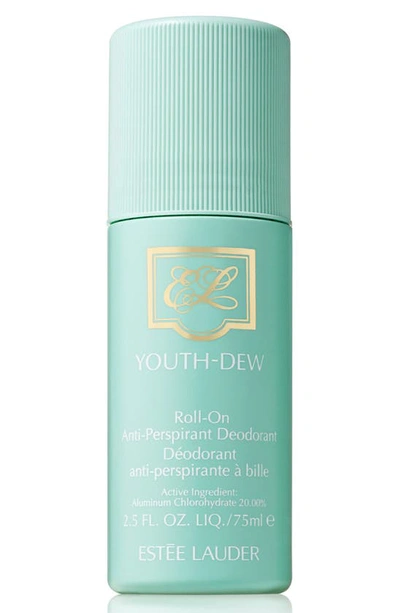 Shop Estée Lauder Youth-dew Roll-on Antiperspirant/deodorant