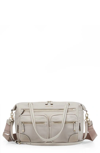 Shop Mz Wallace Tribeca Traveler Bag In Dune