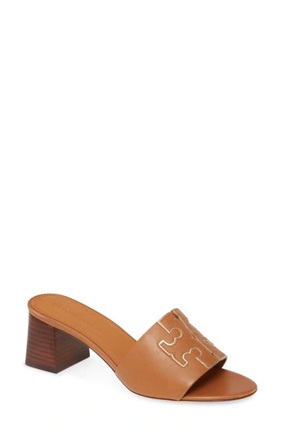 Shop Tory Burch Ines Slide Sandal In Tan / Gold