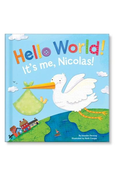 Shop I See Me 'hello World!' Personalized Board Book In Blue