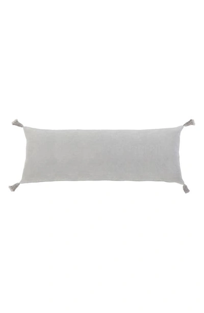 Shop Pom Pom At Home Bianca Accent Pillow In Light Grey