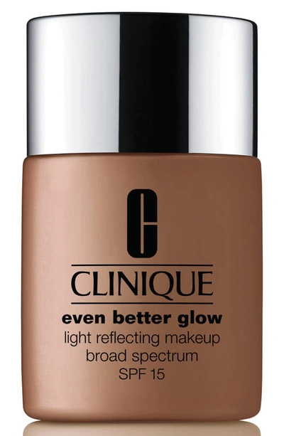 Shop Clinique Even Better Glow Light Reflecting Makeup Foundation Broad Spectrum Spf 15 In 124 Sienna