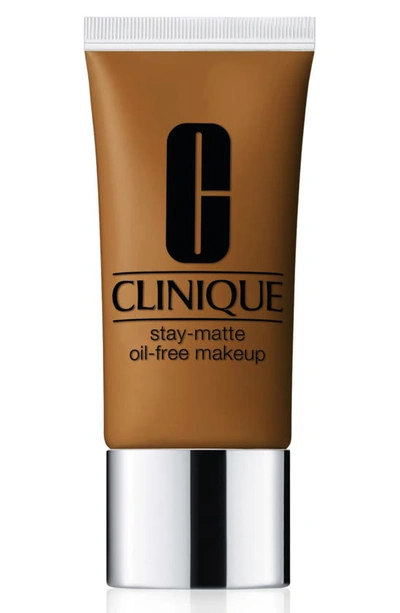 Shop Clinique Stay-matte Oil-free Makeup Foundation, 1 oz In 26 Amber
