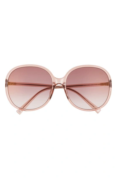 Shop Givenchy 63mm Oversize Gradient Round Sunglasses In Pink