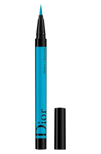 Shop Dior Show On Stage Eyeliner In 351 Pearly Turquoise