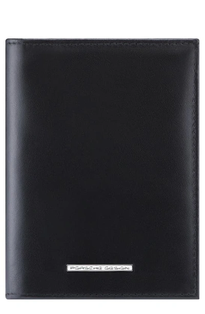Shop Porsche Design Classic Leather Rfid Bifold Wallet In Black