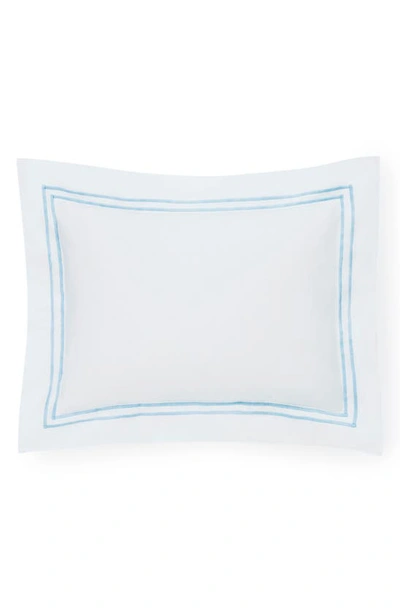 Shop Sferra Grande Hotel Boudoir Sham In White/ Blue