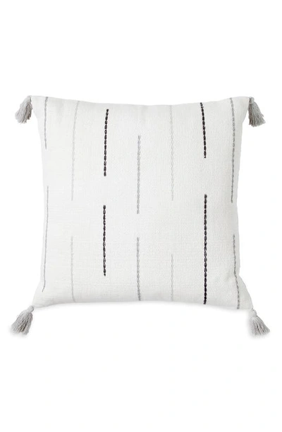 Shop Wellbe Echo Scented Embroidered Accent Pillow In Grey