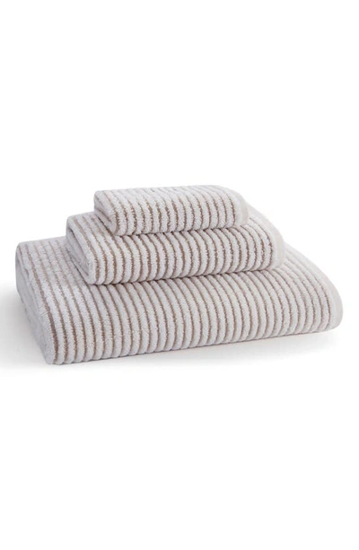 Shop Kassatex Sullivan Bath Towel In Taupe