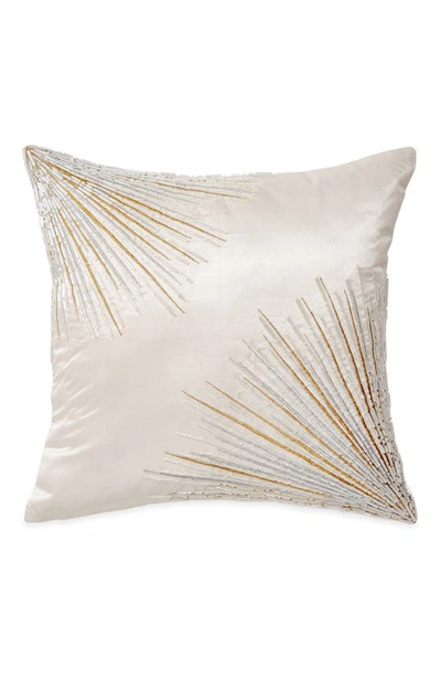 Shop Donna Karan Seduction Starburst Accent Pillow In Ivory