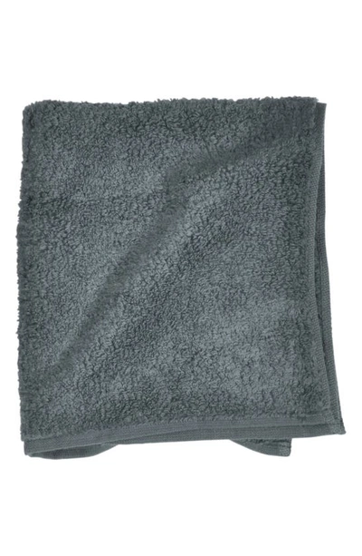 Shop Uchino Zero Twist Hand & Hair Towel In Slate