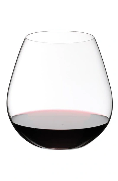Shop Riedel 'o' Stemless Pinot Noir & Nebbiolo Glasses In Clear