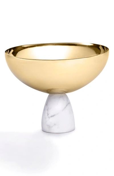 Shop Anna New York Colona Nut Bowl In Carrara Gold