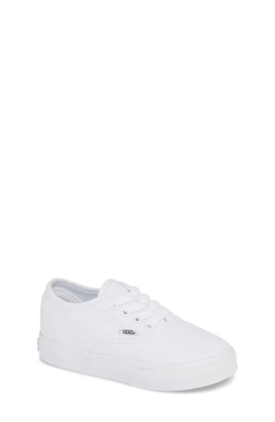 Shop Vans 'authentic' Sneaker In True White/ White