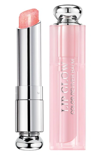 Shop Dior Addict Lip Glow Color Reviving Lip Balm In 011 Rose Gold / Glow