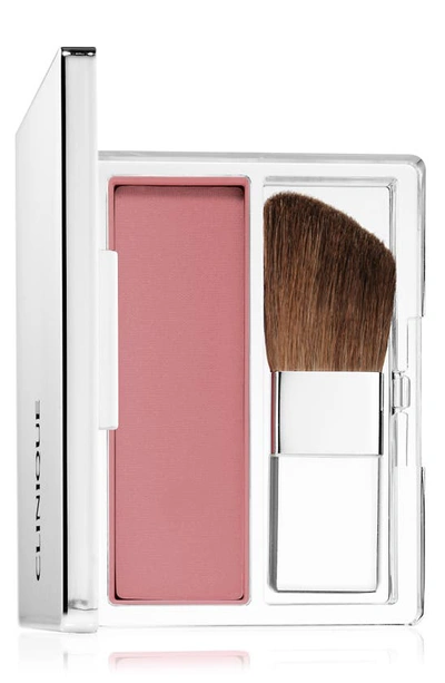 Shop Clinique Blushing Blush Powder Blush In Smoldering Plum