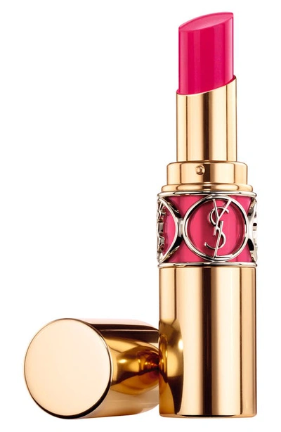Shop Saint Laurent Rouge Volupté Shine Oil-in-stick Lipstick Balm In 06 Pink Safari