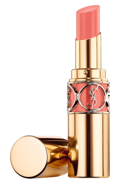 Shop Saint Laurent Rouge Volupté Shine Oil-in-stick Lipstick Balm In 15 Corail Spontini