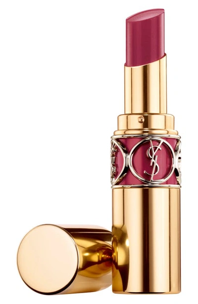 Shop Saint Laurent Rouge Volupté Shine Oil-in-stick Lipstick Balm In 48 Smoking Plum