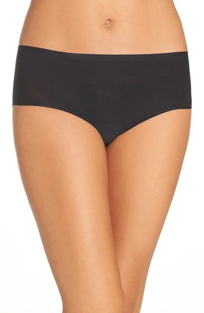 Shop Chantelle Lingerie Soft Stretch Seamless Hipster Panties In Black