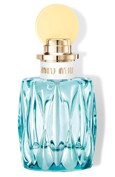 Shop Miu Miu L'eau Bleue Eau De Parfum, 3.4 oz