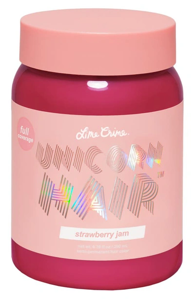 Shop Lime Crime Unicorn Hair Full Coverage Semi-permanent Hair Color In Strawberry Jam