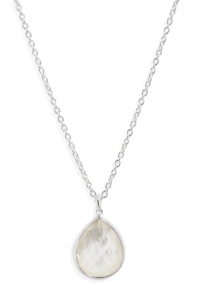 Shop Ippolita 'wonderland' Mini Teardrop Pendant Necklace In Mother Of Pearl