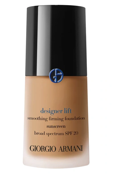 Shop Giorgio Armani Designer Lift Smoothing Firming Full Coverage Foundation With Spf 20 In 07 Tan/neutral