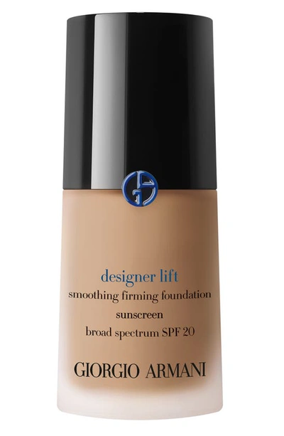 Shop Giorgio Armani Designer Lift Smoothing Firming Full Coverage Foundation With Spf 20 In 05.5 Medium/warm