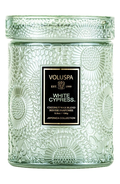 Shop Voluspa Japonica White Cypress Jar Candle