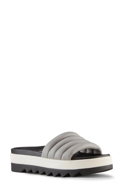 Shop Cougar Prato Slide Sandal In Fossil Leather
