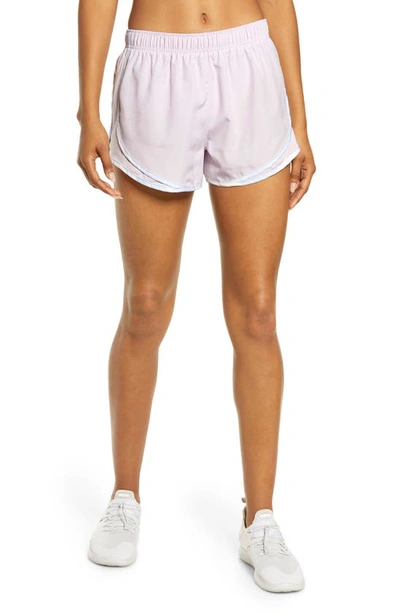 Shop Nike Dri-fit Tempo Running Shorts In Iced Lilac/iced Lilac
