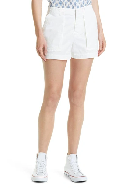 Shop Nili Lotan Utility Shorts In White