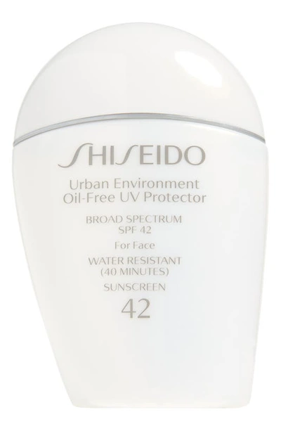 Shop Shiseido Urban Environment Oil-free Uv Protector Spf 42 Sunscreen Lotion, 1.7 oz