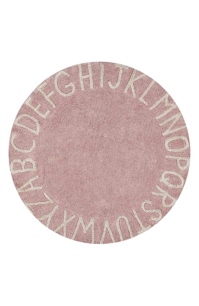 Shop Lorena Canals A To Z Rug In Round Vintage Nude