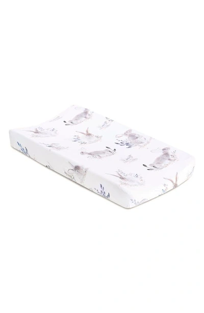 Shop Oilo Jersey Changing Pad Cover In Cottontail